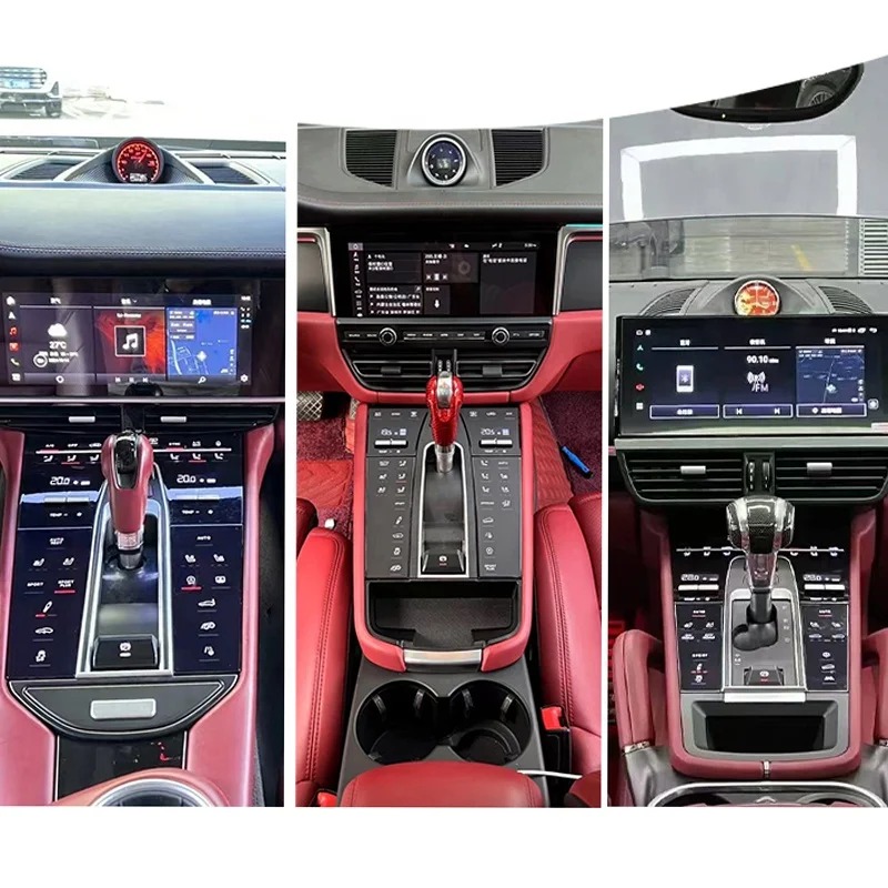 Hot Selling Car Upgrade Old to New Gear Shift Panel Centre Console SaddleTouch Control Panel for /Macan/Panamera